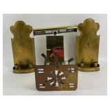 Brass Wall Sconces, Desk Lamp, Metal Trivet