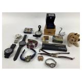 Wristwatches, Compasses, Parker Pen, Jewelry