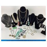 Costume jewelry: Western Germany silver tone