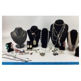 Costume Jewelry: Coro clip on earrings, Monet