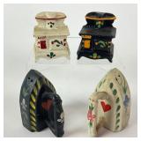 Cast Iron Salt & Pepper Shakers Stoves & Irons 2