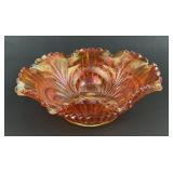 Vintage Rainbow Iridescent Marigold Carnival