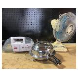 Bissell SpotLifter Vacuum, Table Fan, Presto Cooke