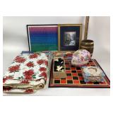 Board Game, Decor Items, Road Atlas, Framed Art