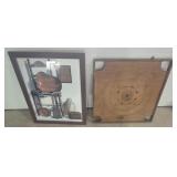 Wood Game Board 2 Sided 28.5 in. X 28.5 in. &