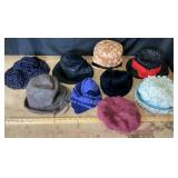 Women's Hats; Wool, Pillowbox