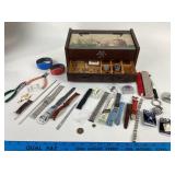 Nautical Wooden Jewelry Box, watch bands, key chai