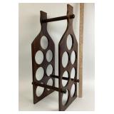 Wooden Wine Rack With