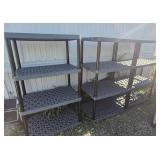 Plastic Shelving Units (3) 24 in. X 36 in. X 62