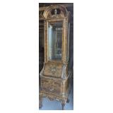 Wood Secretary Single Door & 2 Drawers Below