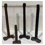 4 iron cobbler shoe stands - Champion, Bonanza