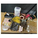Coach Bag, New Balance Shoes, Revlon Hairdryer