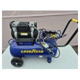 Good Year Air Compressor 8 Gallon Quiet, 1.0 HP