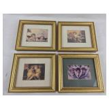Gold-Finished Frames With Angel Illustrations