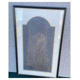 Framed Virgin Mary artwork