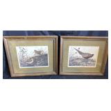 Pheasant, Woodcock framed Prints