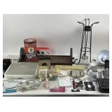 Household Items Including Electronics, Decor, Tool