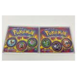 (2) 1999 Pokemon Battling Coin Games