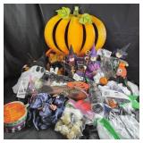 Halloween Decorations With Pumpkin, Ghosts, Witche