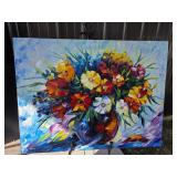 Leonid Afremov Floral Oil Painting on Canvas