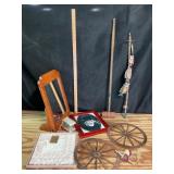 Cotton Lawn Textiles, Wooden Mirror, Fish & Fishin