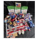 Patriotic Christmas Ornaments, Holiday Time LED Li