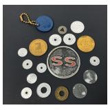 Coins, Tokens, Keychain