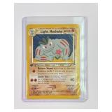 Pokemon Vintage First Edition Light Machoke Card