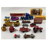 Ertl tractor toys, Tootsie Toy Car with rubber
