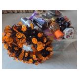 Halloween Decorations With Lights, Wreath, Ornamen
