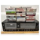 Fisher CR-124 Cassette Deck, Sinatra, Presley Cass