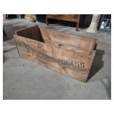 Wood Shipping Crate Marked Glass 16 in. X 32 in.