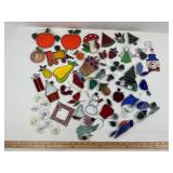 Stained Glass Suncatchers: Snowman, Birds, Mushroo