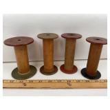 Wooden Industrial Textile Spools