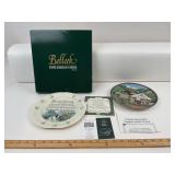 Belleek Irish Blessing Plate, Charles Wysocki Plat