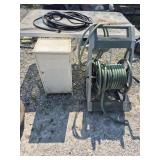 Ames Plastic Hose Reel With Garden Hose, Power