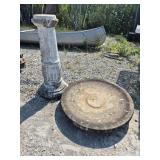 Concrete Bird Bath