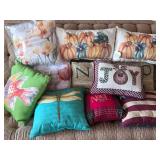 Decorative Pillows With Seasonal Themes