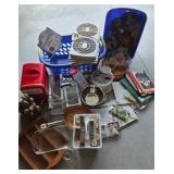 Coca-Cola Mini Fridge, Kitchenware, Books +