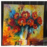 Leonid Afremov Floral Oil Painting on Canvas