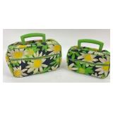 MCM Floral Green Handbags With Daisy Design
