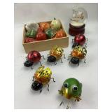 Art Deco: Fall Ceramic Gourds, Metal Garden