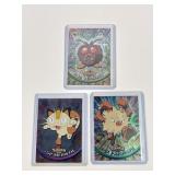 (3) Pokemon Vintage Topps Holographic Cards
