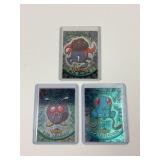 (3) Pokemon Vintage Topps Holographic Cards