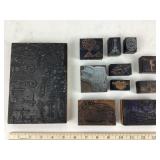 Printing Blocks: Harley Davidson, Eiffel Tower, Ho
