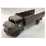 Unmarked Marx US Army Carrier Truck, rusty