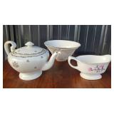 Rosenthal Creamer, Teapot, Bowl