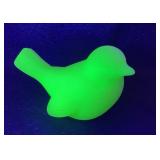UV Reactive Fenton Glass Bird