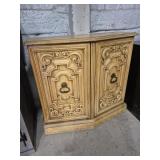 Wood Sideboard Buffet Cabinet Geatures Ornate