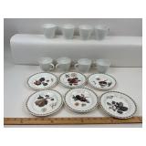 Corning Centura White Mugs, Hooker